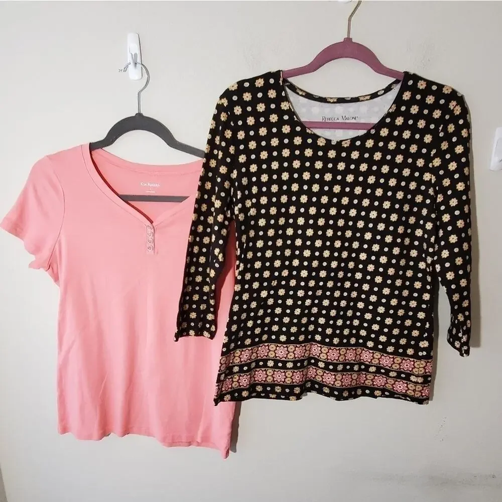 BUNDLE of Rebecca‎ Malone shirts size large